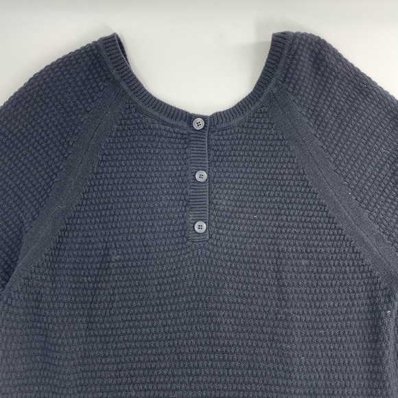 Lane‎ Bryant Black Knit Boxy Button BACK Sweater 18/20 EUC - Picture 6 of 8